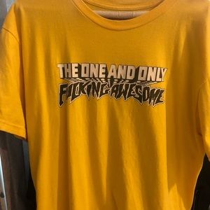 Fucking awesome yellow tee